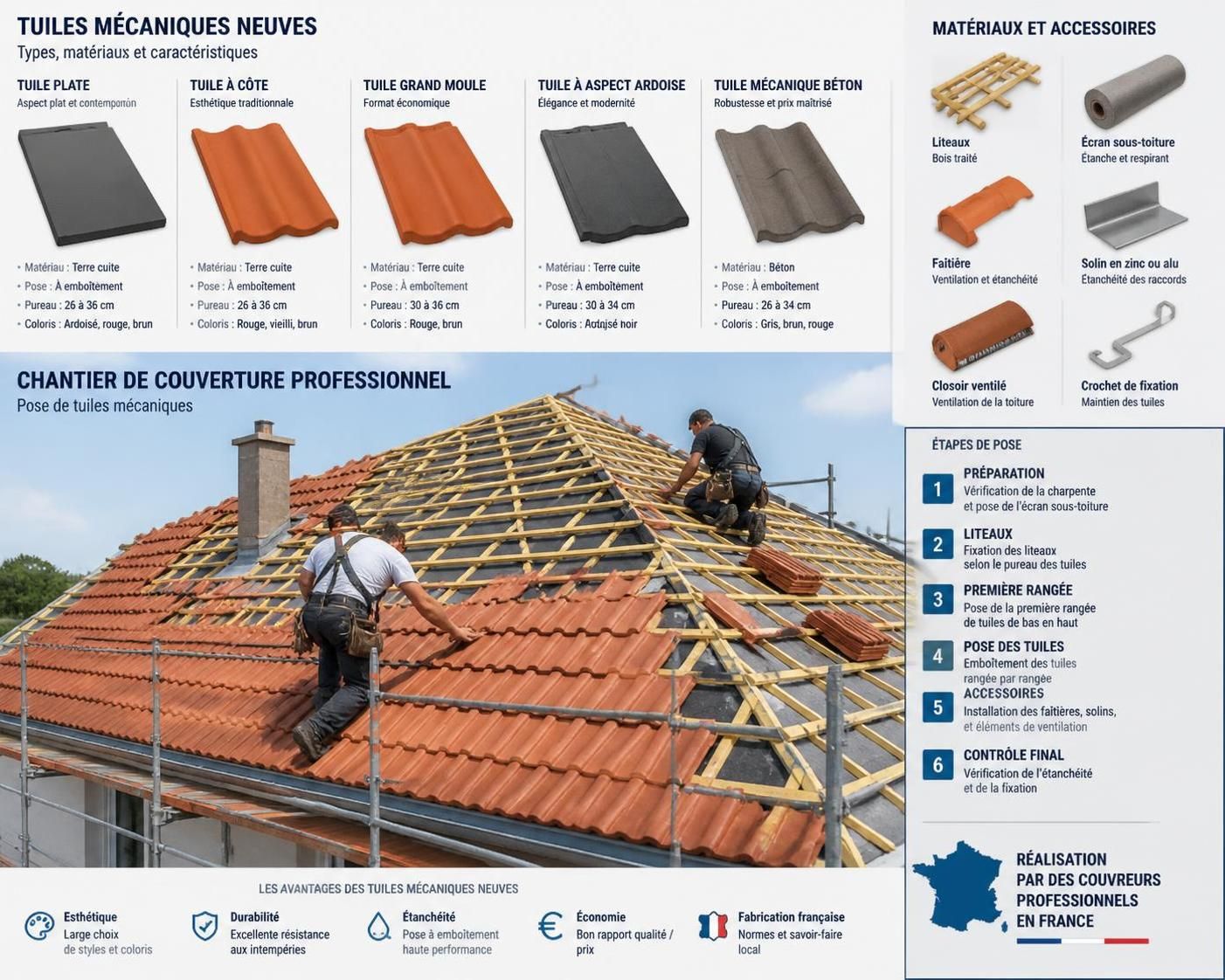 découvrez comment estimer avec précision le prix au m2 de la toiture en tuile et préparez votre budget efficacement pour vos travaux de toiture.