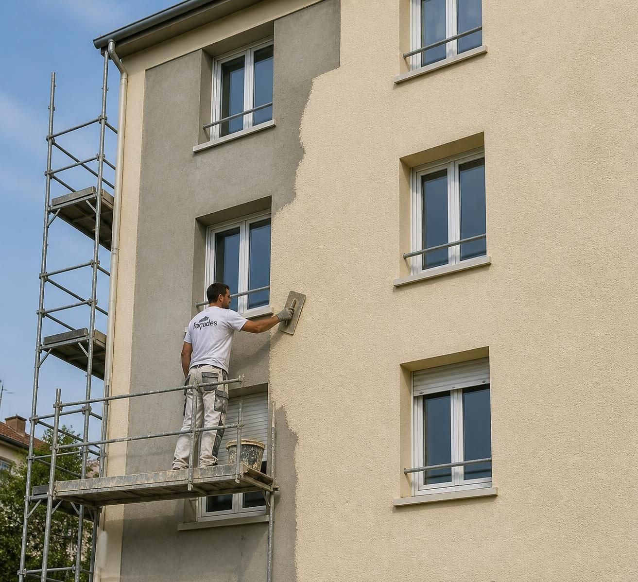 découvrez le prix moyen d'un ravalement de façade pour un immeuble de 4 étages, les facteurs qui influencent le coût, et des conseils pour bien choisir votre prestataire.