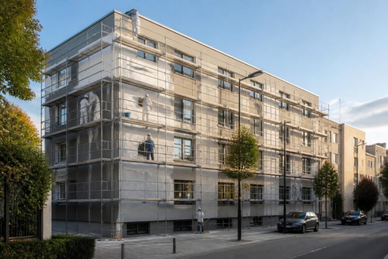 découvrez le prix d'un ravalement de façade pour un immeuble de 4 étages, incluant les facteurs influençant le coût et les conseils pour obtenir un devis précis.