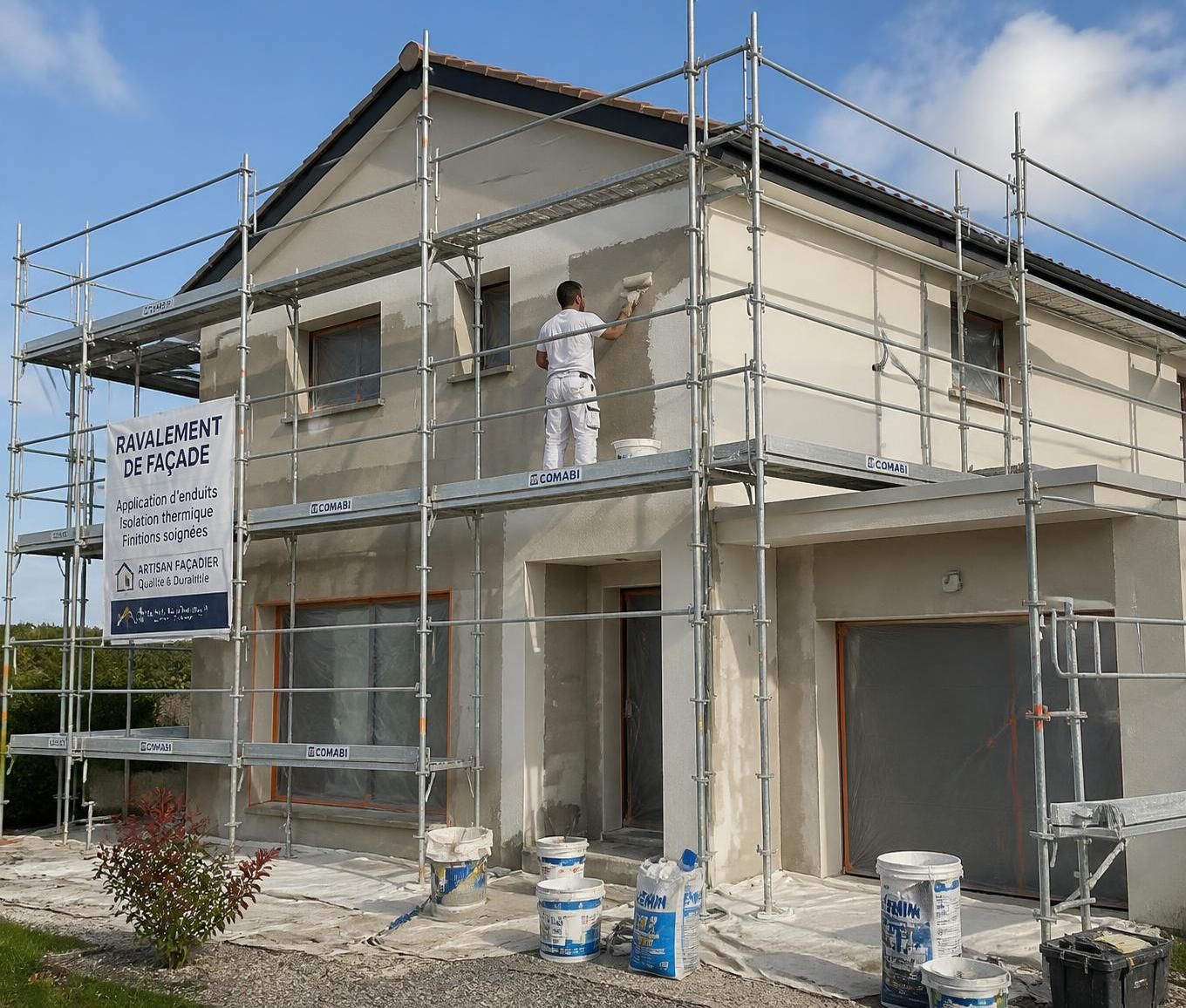 découvrez le prix moyen d'un ravalement de façade pour une maison de 150 m² en 2026, les facteurs influençant le coût et des conseils pour bien préparer vos travaux.
