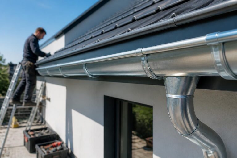 découvrez le prix moyen d'une gouttière en zinc posée en 2026, les facteurs qui influencent le coût et des conseils pour bien choisir votre installateur.