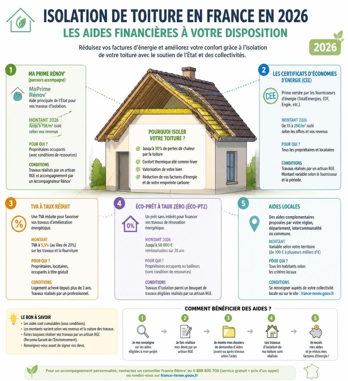 découvrez toutes les informations essentielles pour réussir l'isolation de votre toiture et améliorer le confort de votre maison tout en réalisant des économies d'énergie.