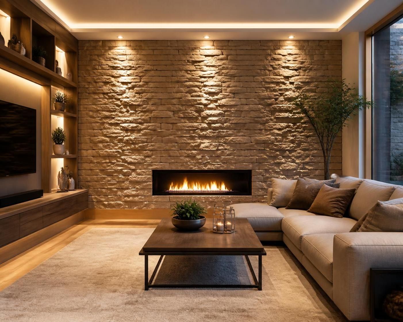 découvrez des idées et conseils pour sublimer votre salon avec un mur en pierre intérieur, alliant charme naturel et élégance pour un espace accueillant et design.