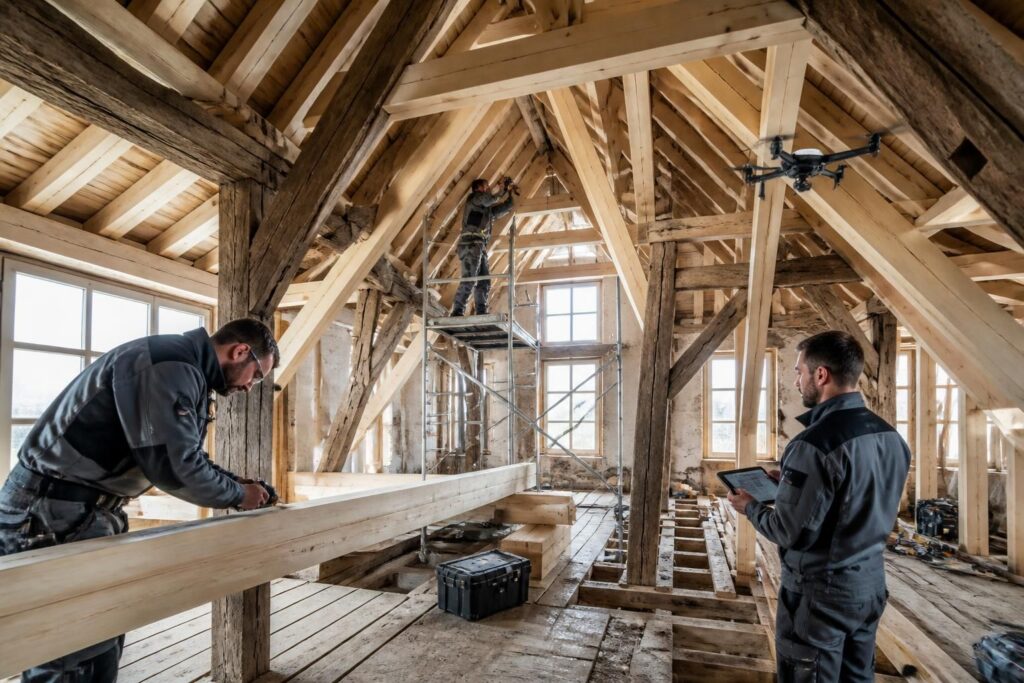 découvrez le prix au m² pour une rénovation de charpente en 2026 et obtenez des conseils pour estimer votre budget travaux efficacement.