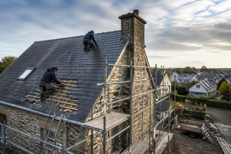 découvrez le prix au m2 pour une rénovation de toiture en ardoise en 2026 et obtenez des conseils pour estimer votre budget efficacement.