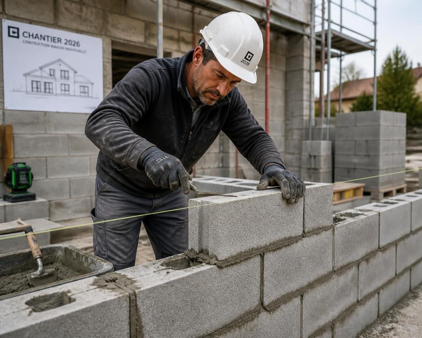 découvrez le prix du mètre carré pour la maçonnerie en parpaing en 2026. guide complet des coûts actuels pour vos projets de construction et rénovation.