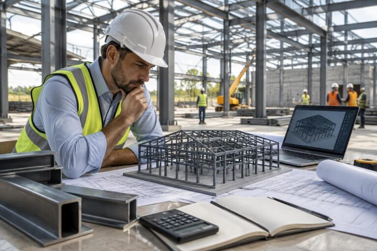 découvrez le prix d’un devis de charpente métallique en 2026, les facteurs qui influencent le coût et les éléments à comparer entre professionnels.