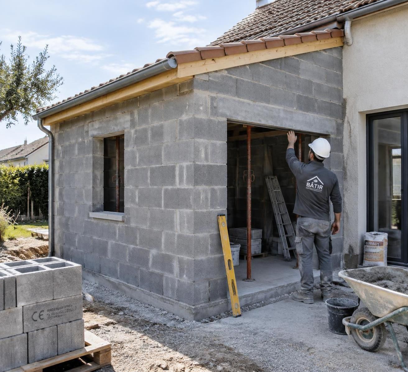 découvrez le prix d’une extension de maison de 15 m² en parpaing en 2026 : budget à prévoir, coût au m² et principaux facteurs qui influencent le devis.