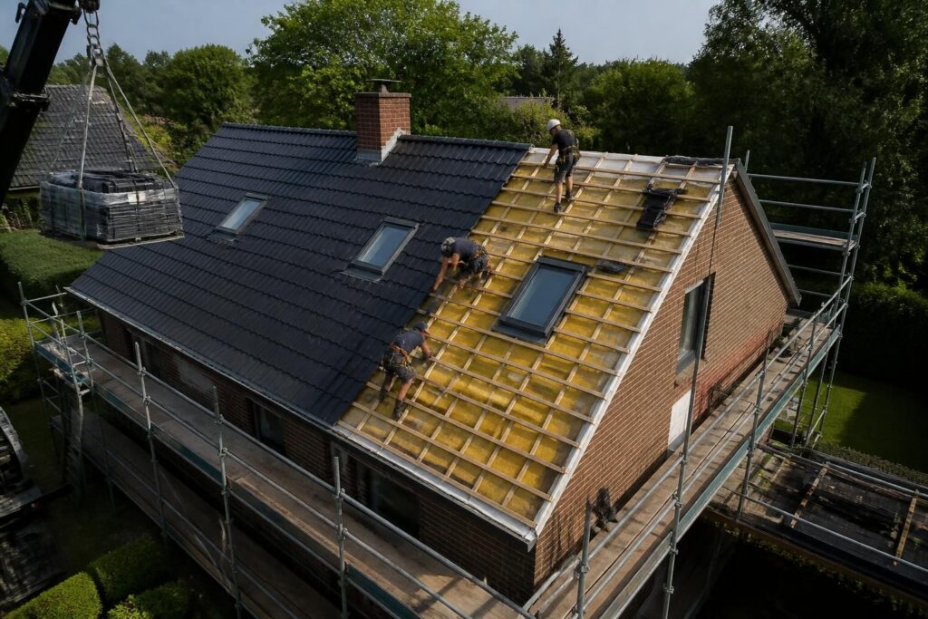 découvrez le prix estimé pour la rénovation d'une toiture de 70m² en 2026, incluant les coûts des matériaux, de la main-d'œuvre et des aides financières disponibles.