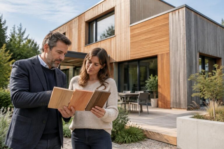 découvrez comment choisir l’essence de bois, la méthode de pose et l’entretien adaptés pour un bardage durable et esthétique sur votre façade.