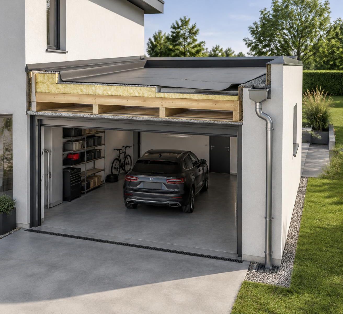 découvrez comment choisir le revêtement adapté à un toit plat de garage et l’entretenir pour prévenir les infiltrations et prolonger sa durée de vie.