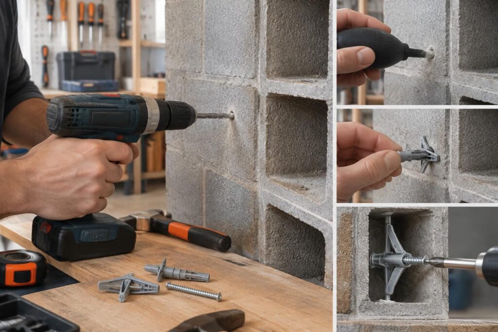 découvrez comment choisir la cheville adaptée à un parpaing creux et la poser correctement pour fixer vos objets solidement et durablement.