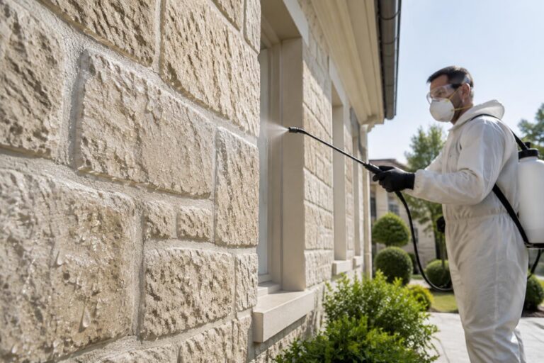 découvrez les avantages de l’hydrofuge de façade, les étapes de son application et la durée de protection contre l’humidité et les intempéries.