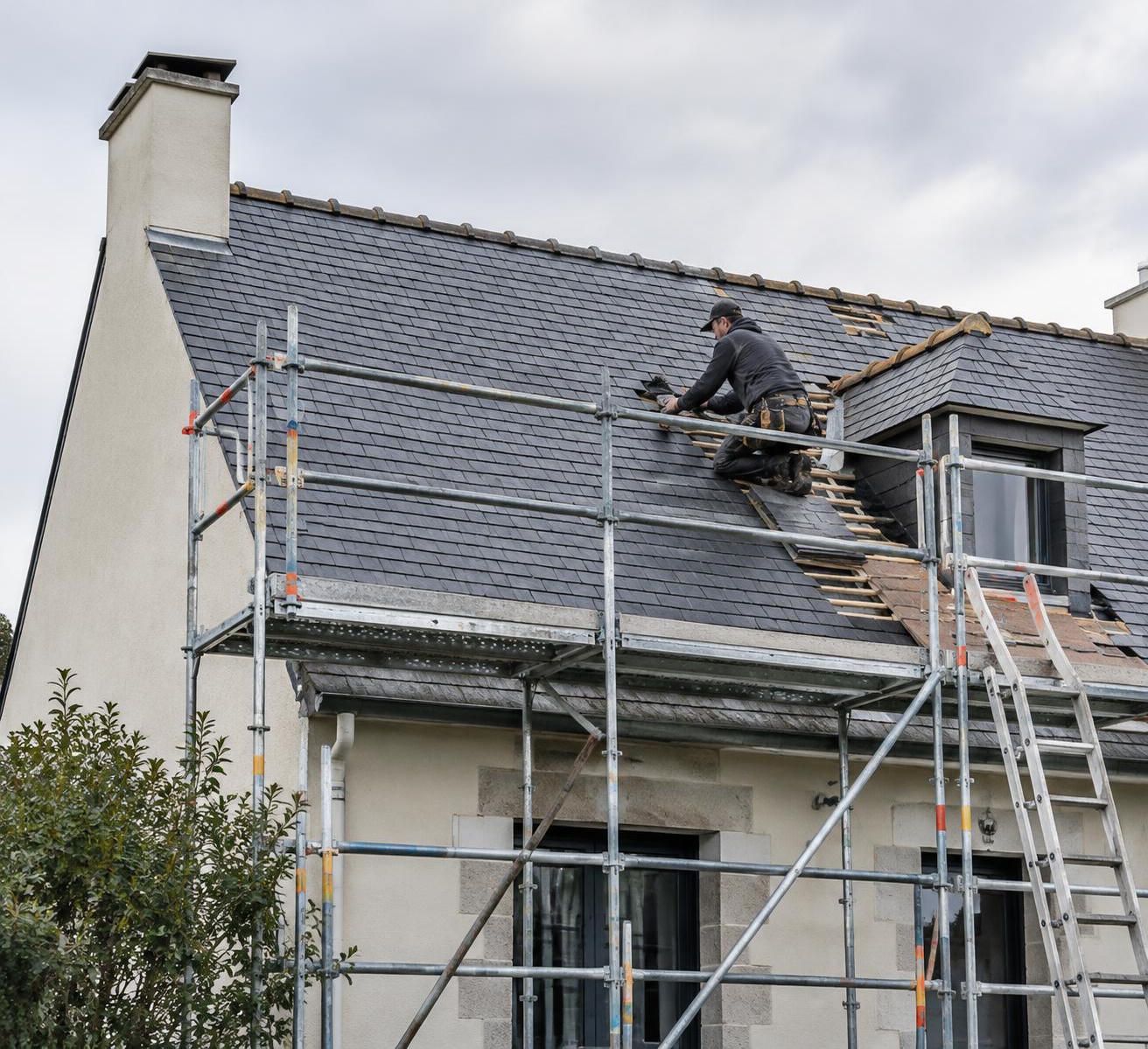 découvrez le prix d’une toiture en ardoise au m² en 2026 : coût des matériaux et de la pose, facteurs de variation et conseils pour estimer votre budget.